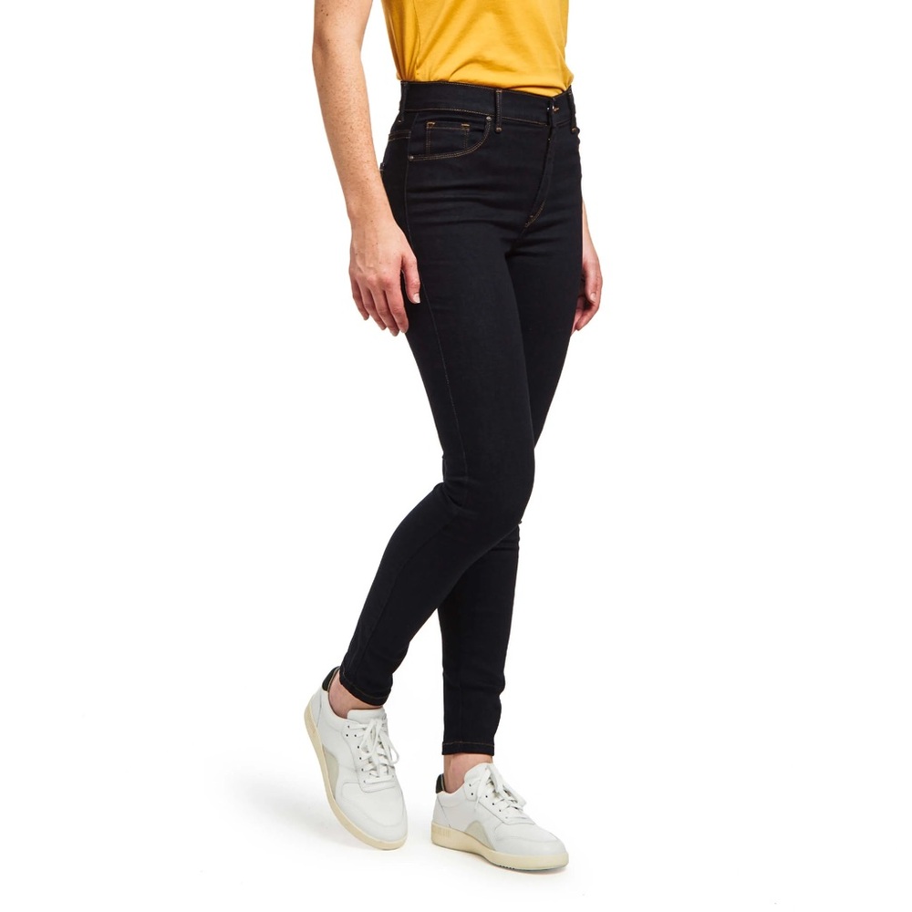Mott and Bow Jeans Womens 30x28 High Rise Skinny, Fit Straight Leg Denim Stretch